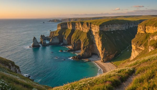 Falaises et criques sauvages lors de vos balades