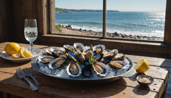 Fruits de mer et caramel au beurre salé breton