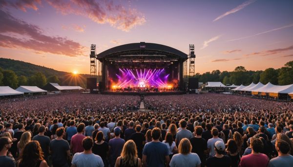 L'ambiance magique des grands concerts d'été