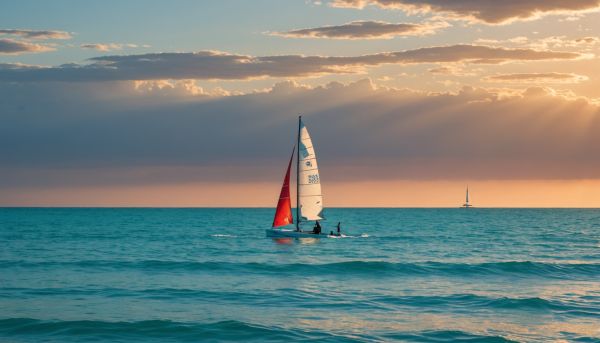 Les joies de la voile et du paddle en mer
