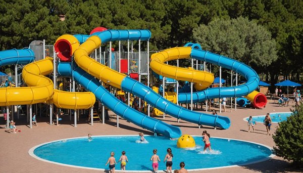 Découvrez le parc aquatique du camping le lagon d'argelès