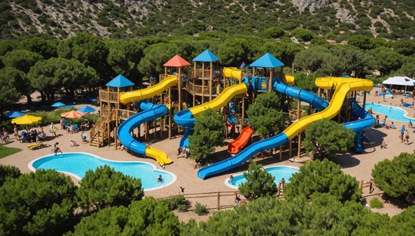 Les meilleurs campings familiaux en corse avec parc aquatique