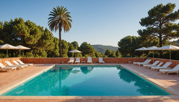 Se détendre au bord d'une piscine en camping dans le var